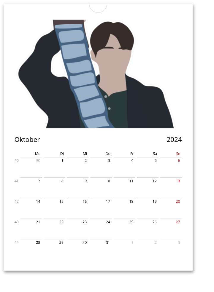 Space of K-Drama - Wandkalender