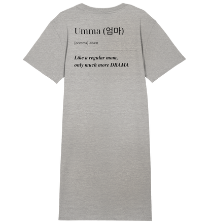 UMMA DEFINITION + BESTE UMMA - BEIDSEITIG - Ladies Organic Shirt Dress