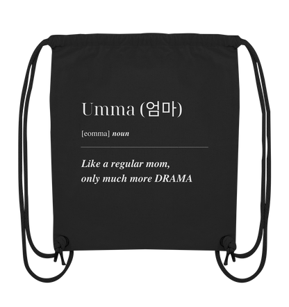 UMMA DEFINITION + BESTE UMMA - BEIDSEITIG - Organic Gym-Bag