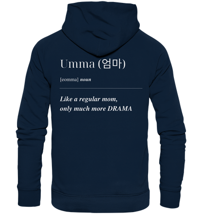 UMMA + FINGERHERZ - BEIDSEITIG - Organic Hoodie