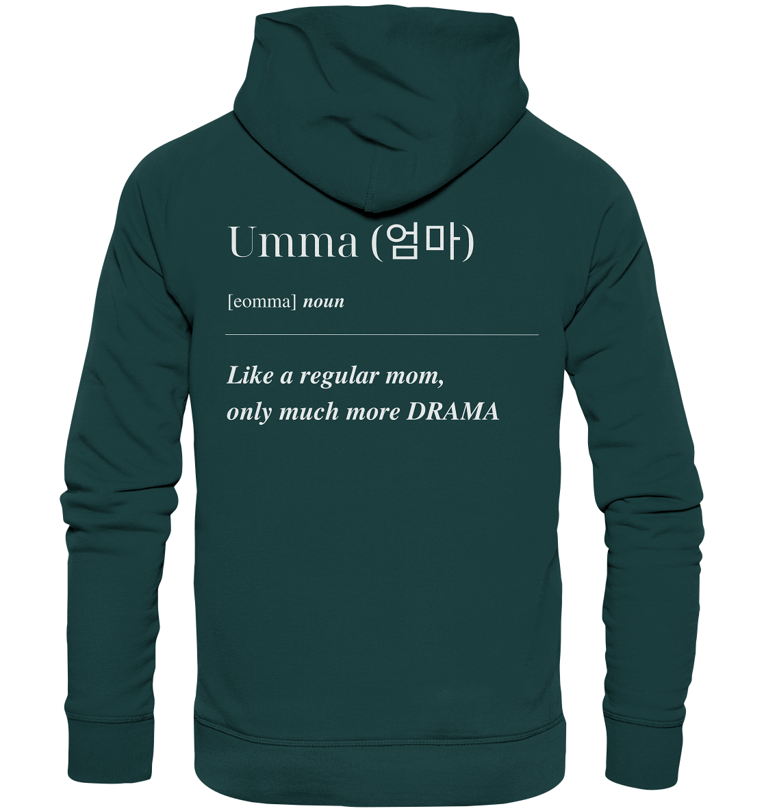 UMMA + FINGERHERZ - BEIDSEITIG - Organic Hoodie