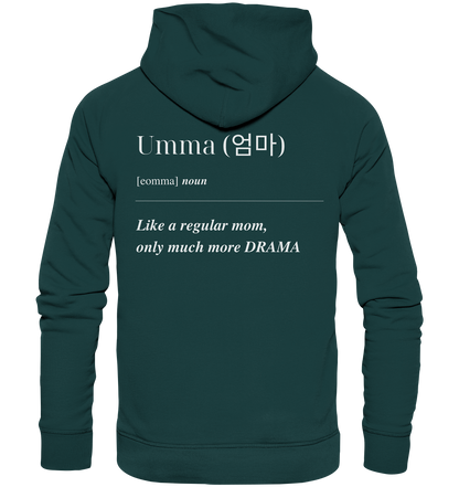 UMMA + FINGERHERZ - BEIDSEITIG - Organic Hoodie