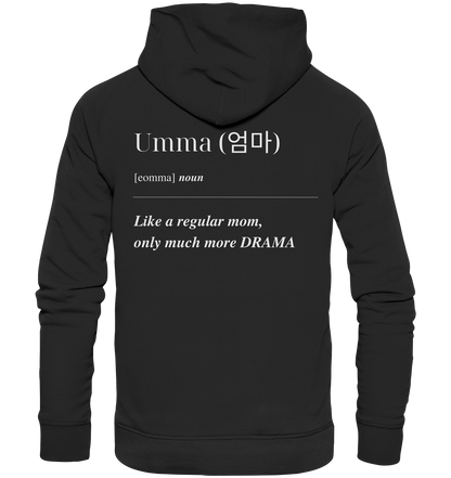 UMMA + FINGERHERZ - BEIDSEITIG - Organic Hoodie