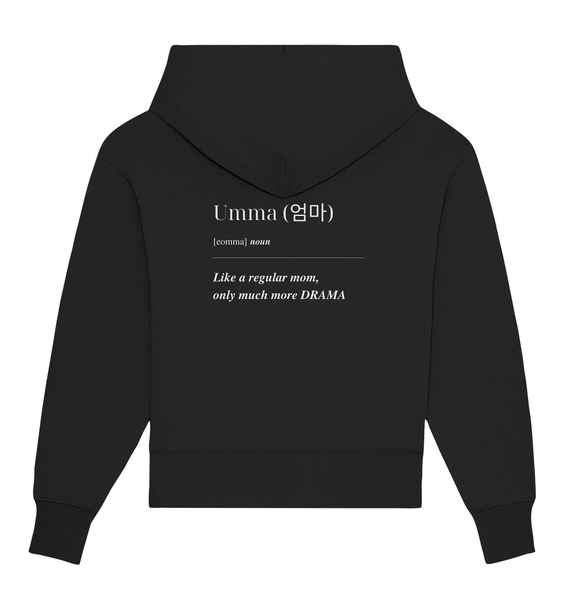 UMMA DEFINITION + BESTE UMMA - BEIDSEITIG - Organic Oversize Hoodie