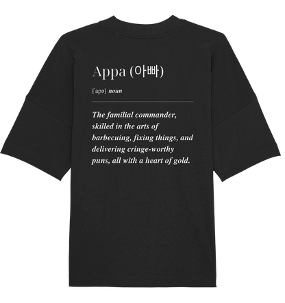 APPA DEFINITION + BESTER APPA - BEIDSEITIG - Organic Oversize Shirt