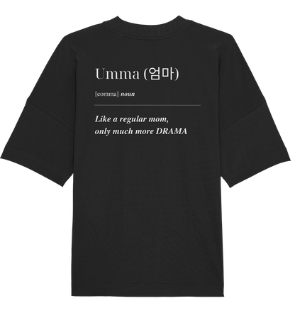 UMMA DEFINITION + BESTE UMMA - BEIDSEITIG - Organic Oversize Shirt