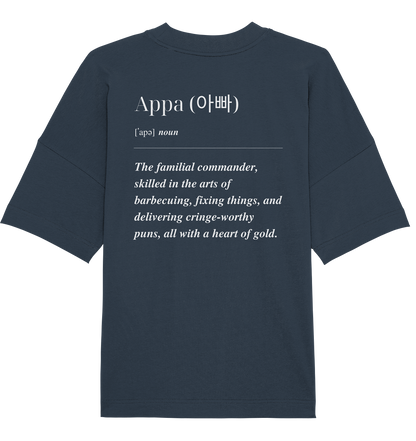 APPA DEFINITION + BESTER APPA - BEIDSEITIG - Organic Oversize Shirt