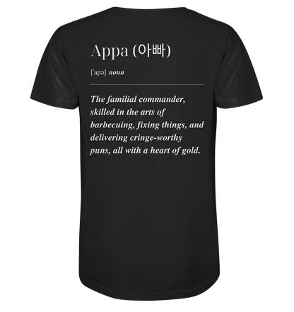 APPA DEFINITION + BESTER APPA - BEIDSEITIG - Organic Shirt