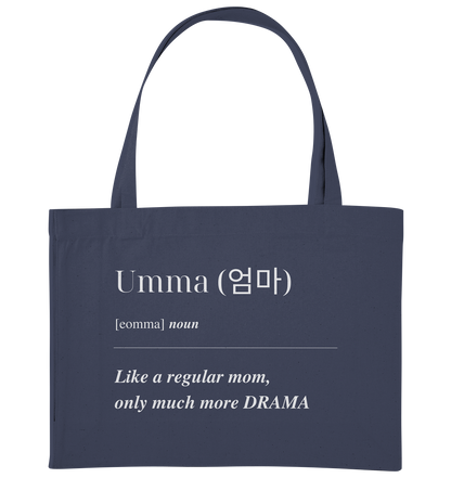 UMMA + FINGERHERZ - BEIDSEITIG - Organic Shopping-Bag