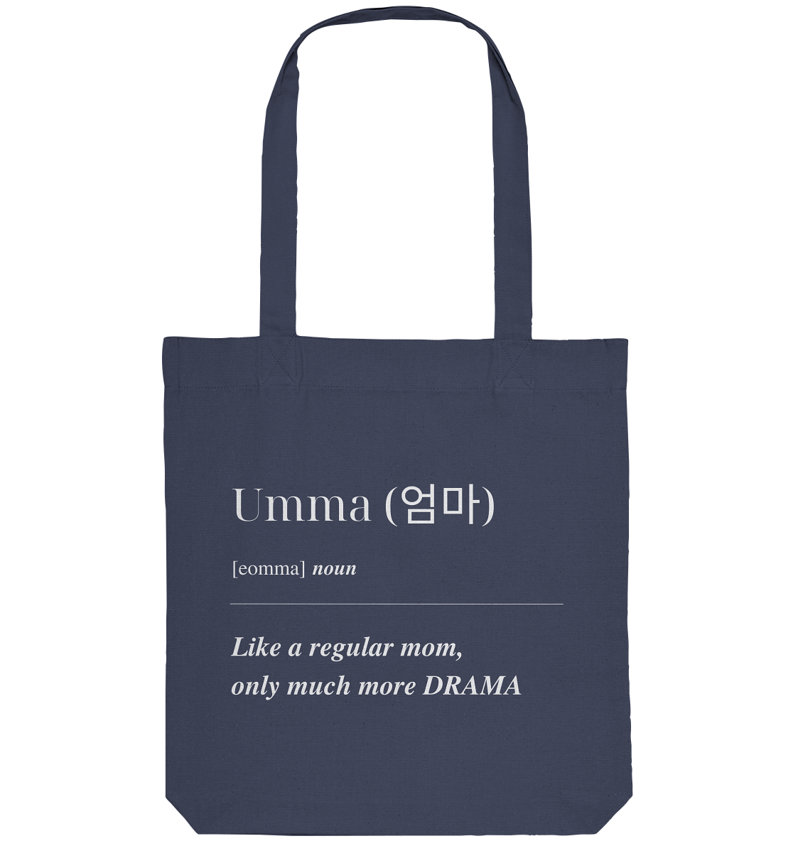 UMMA + FINGERHERZ - BEIDSEITIG - Organic Tote-Bag