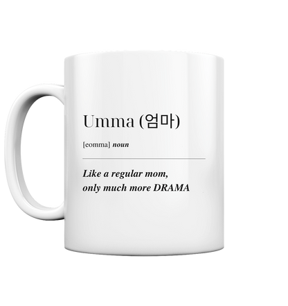 UMMA DEFINITION + BESTE UMMA - BEIDSEITIG - Tasse glossy