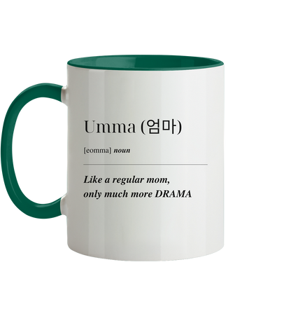 UMMA DEFINITION + BESTE UMMA - BEIDSEITIG - Tasse zweifarbig