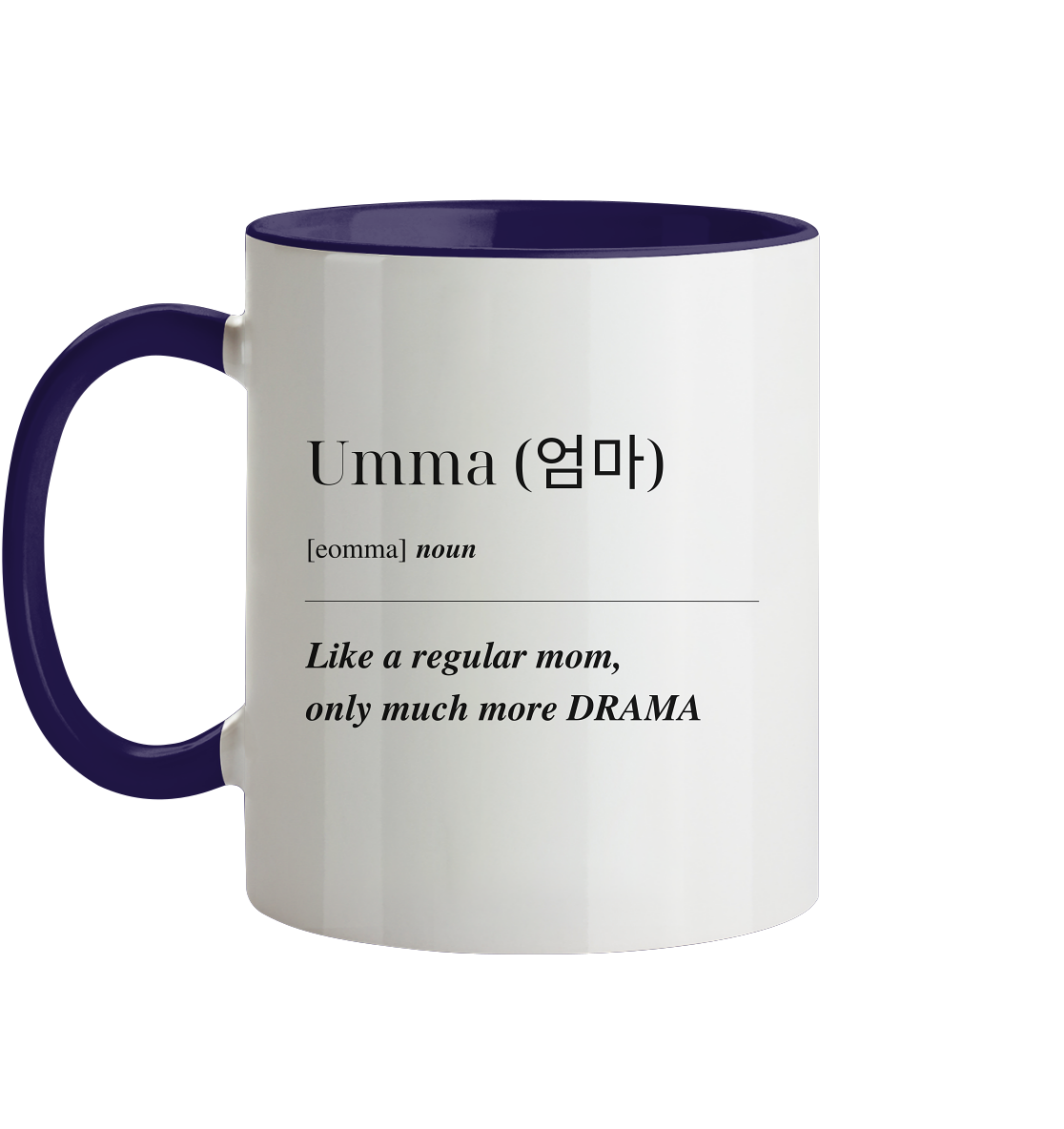 UMMA DEFINITION + BESTE UMMA - BEIDSEITIG - Tasse zweifarbig