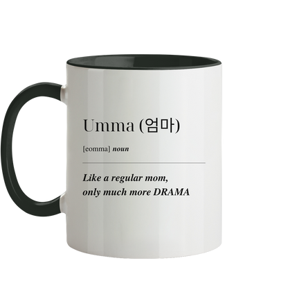 UMMA DEFINITION + BESTE UMMA - BEIDSEITIG - Tasse zweifarbig