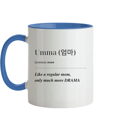 UMMA DEFINITION + BESTE UMMA - BEIDSEITIG - Tasse zweifarbig