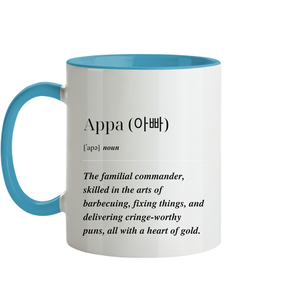 APPA DEFINITION + BESTER APPA - BEIDSEITIG - Tasse zweifarbig