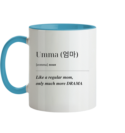 UMMA DEFINITION + BESTE UMMA - BEIDSEITIG - Tasse zweifarbig