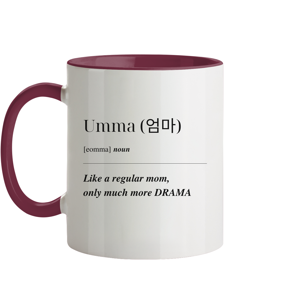 UMMA DEFINITION + BESTE UMMA - BEIDSEITIG - Tasse zweifarbig