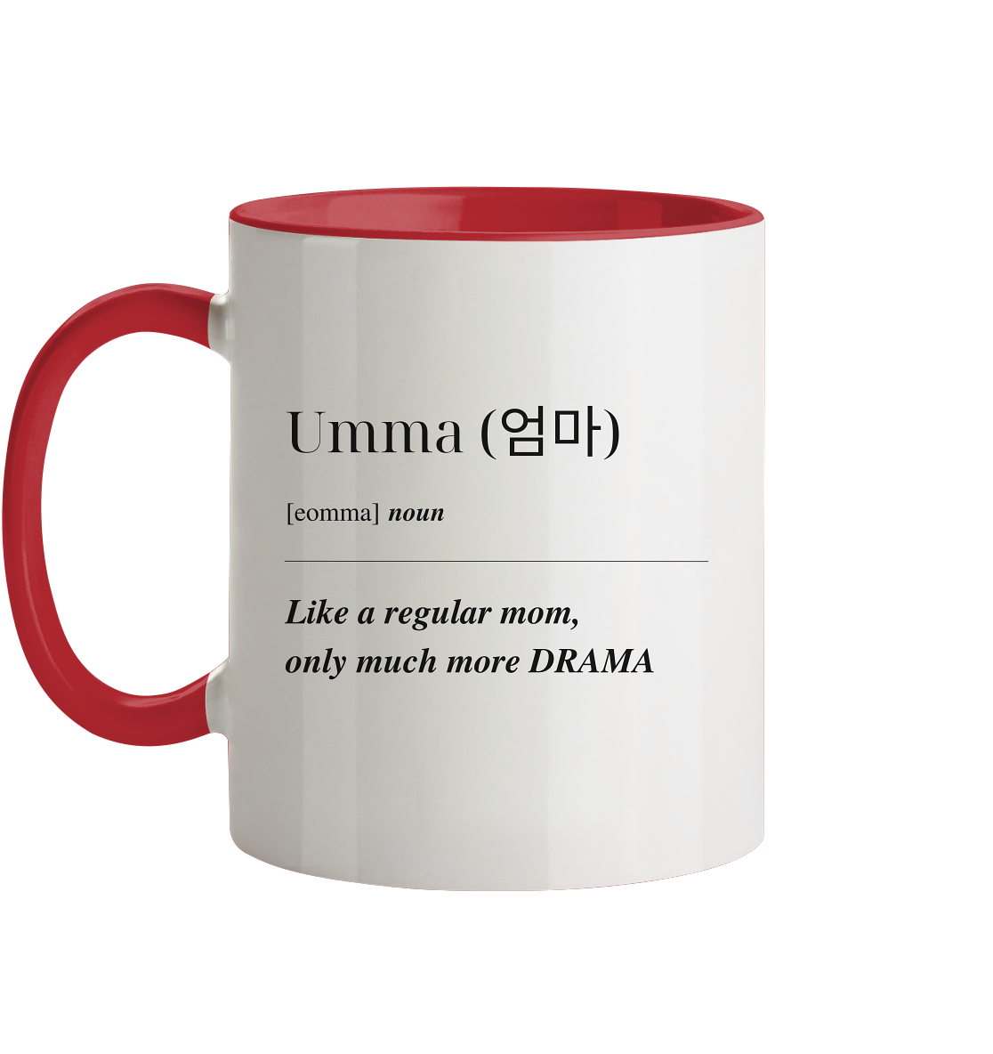 UMMA DEFINITION + BESTE UMMA - BEIDSEITIG - Tasse zweifarbig