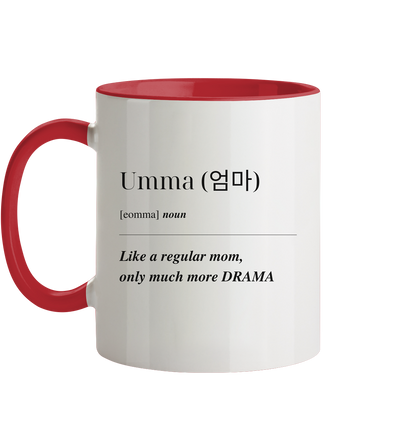 UMMA DEFINITION + BESTE UMMA - BEIDSEITIG - Tasse zweifarbig