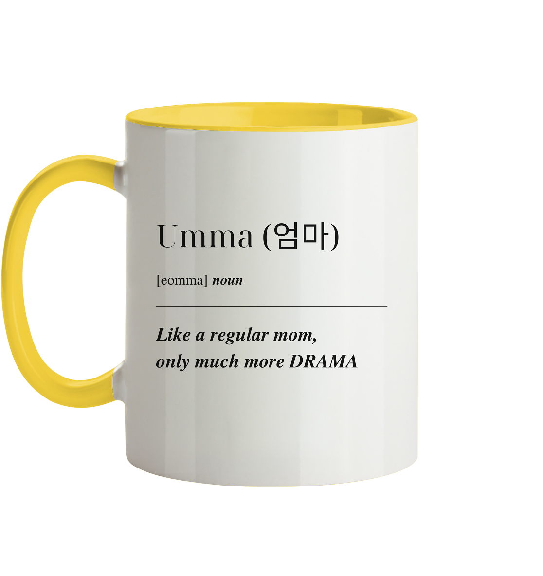 UMMA DEFINITION + BESTE UMMA - BEIDSEITIG - Tasse zweifarbig