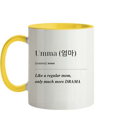 UMMA DEFINITION + BESTE UMMA - BEIDSEITIG - Tasse zweifarbig