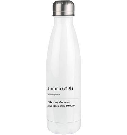 UMMA + FINGERHERZ - BEIDSEITIG - Thermoflasche 500ml