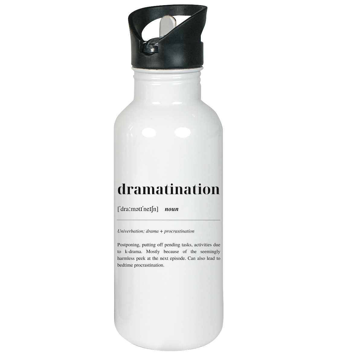 Dramatination - Edelstahl-Trinkflasche