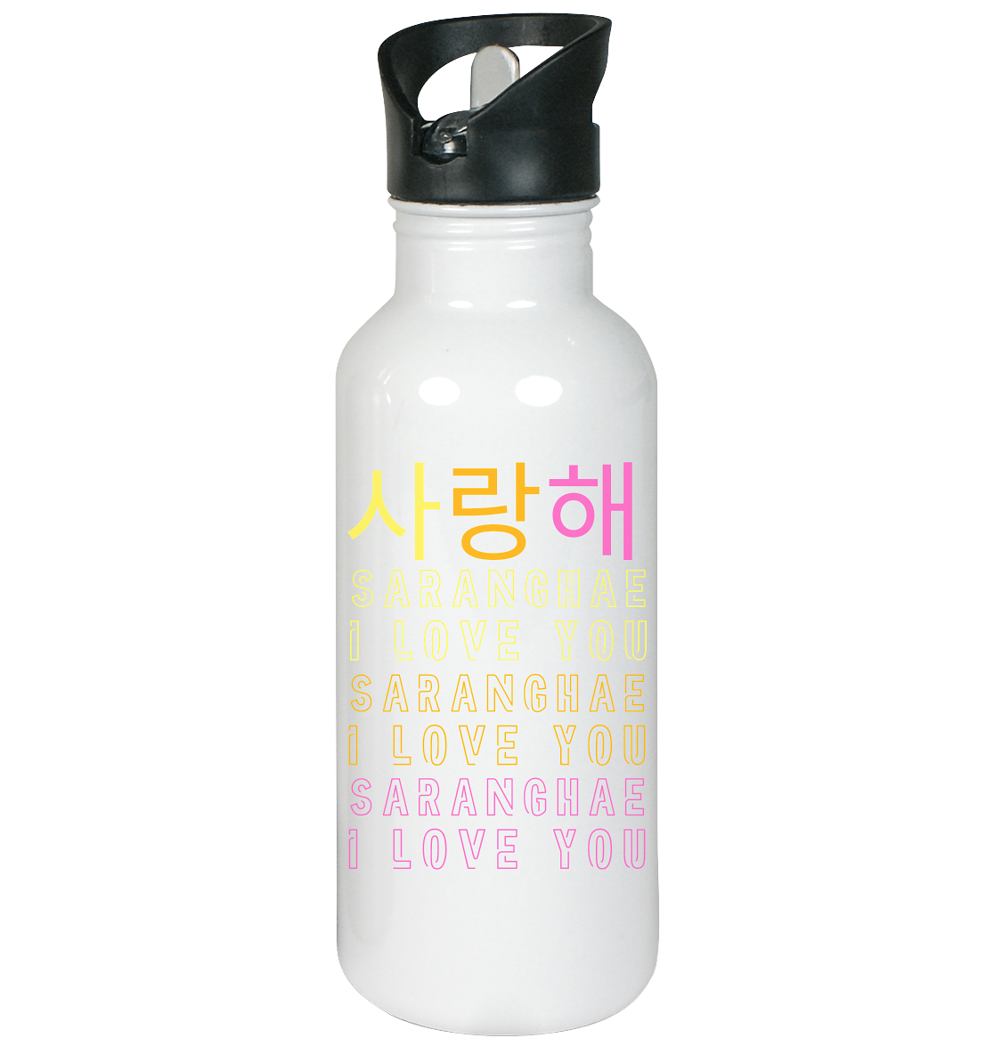 SARANGHAE I LOVE YOU - Edelstahl-Trinkflasche