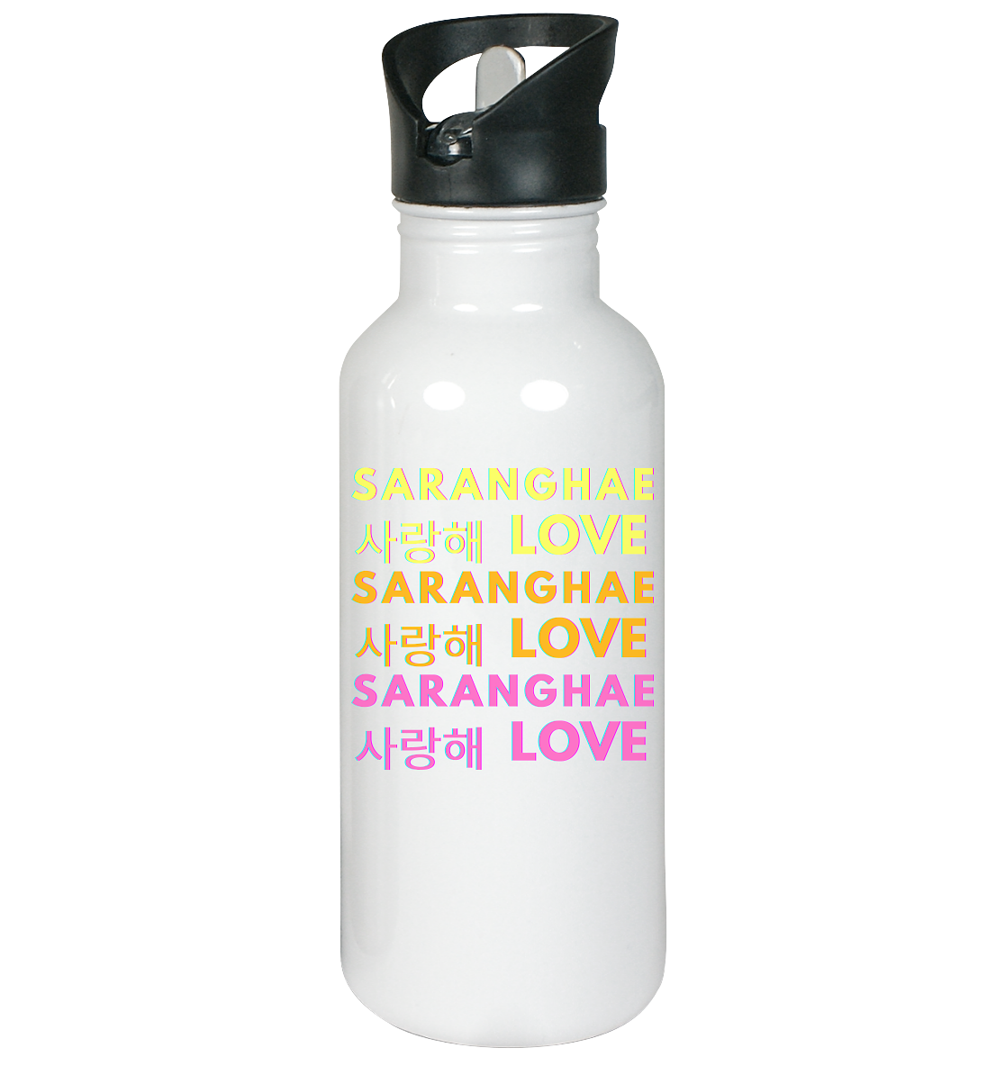 SARANGHAE LOVE NEON - Edelstahl-Trinkflasche