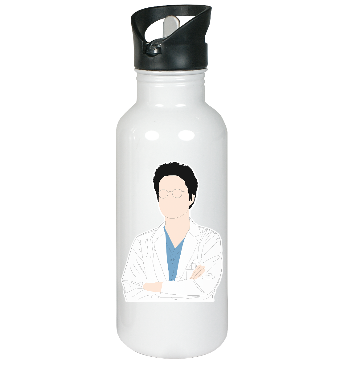 Dr. Romantic - Kim Sa-Bu - Edelstahl-Trinkflasche