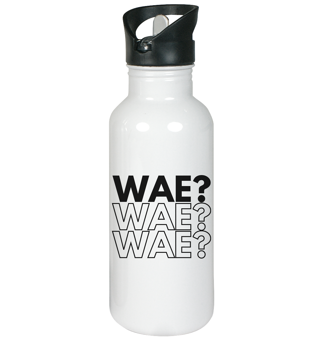 WAE? WAE? WAE? - Edelstahl-Trinkflasche