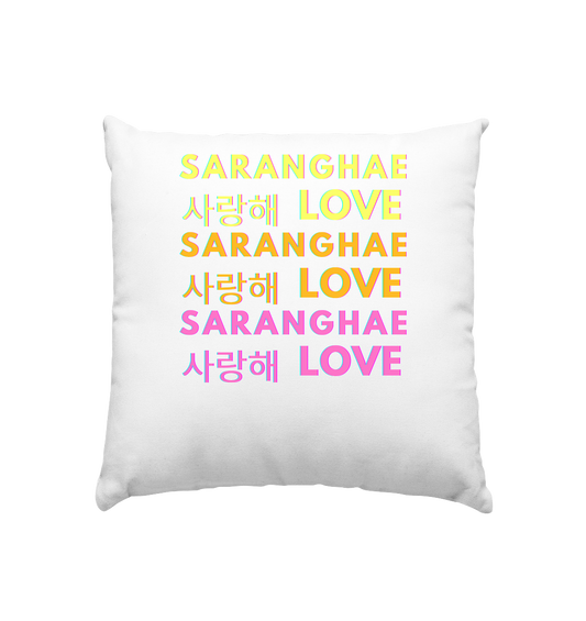 SARANGHAE LOVE NEON - Kissen 40x40cm