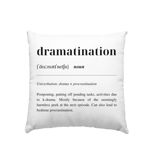 Dramatination - Kissen 40x40cm