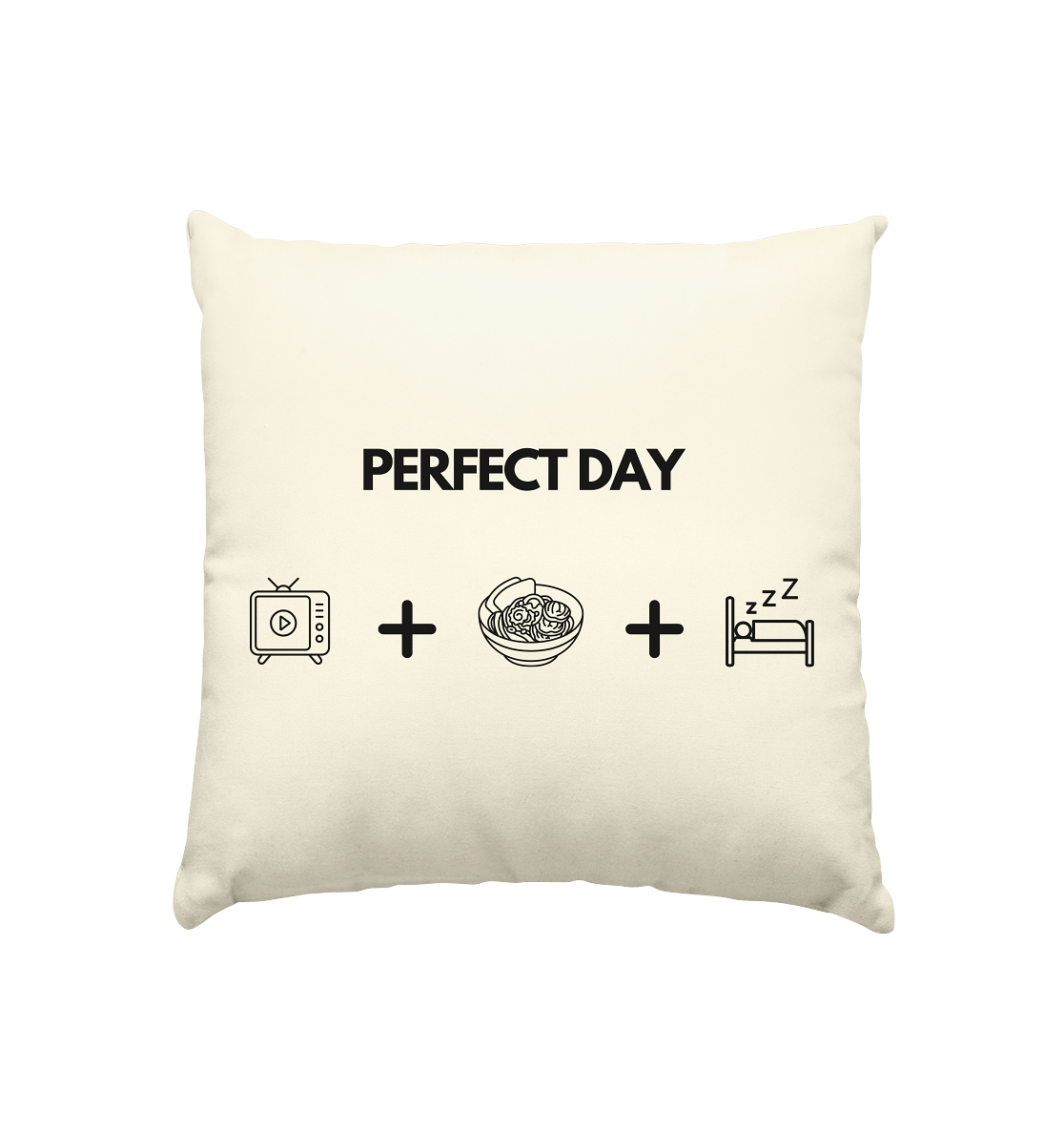 Perfect Day - Kissen natur 40x40cm