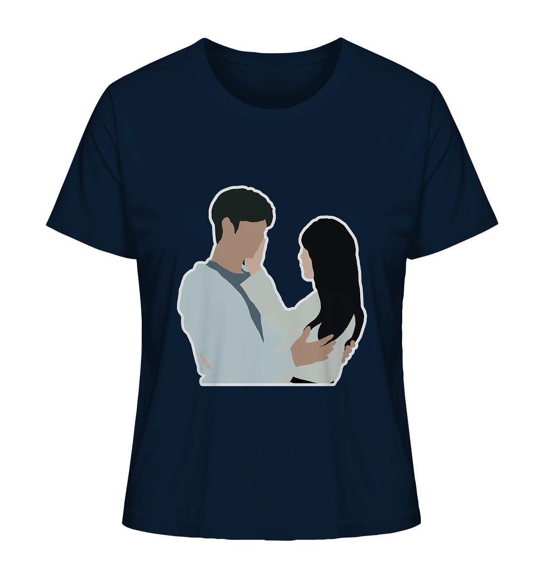 Queen of Tears - Kim Soo-hyun & Kim Ji-won - Baek Hyun-woo & Hong Hae-in - 1 - Ladies Organic Shirt