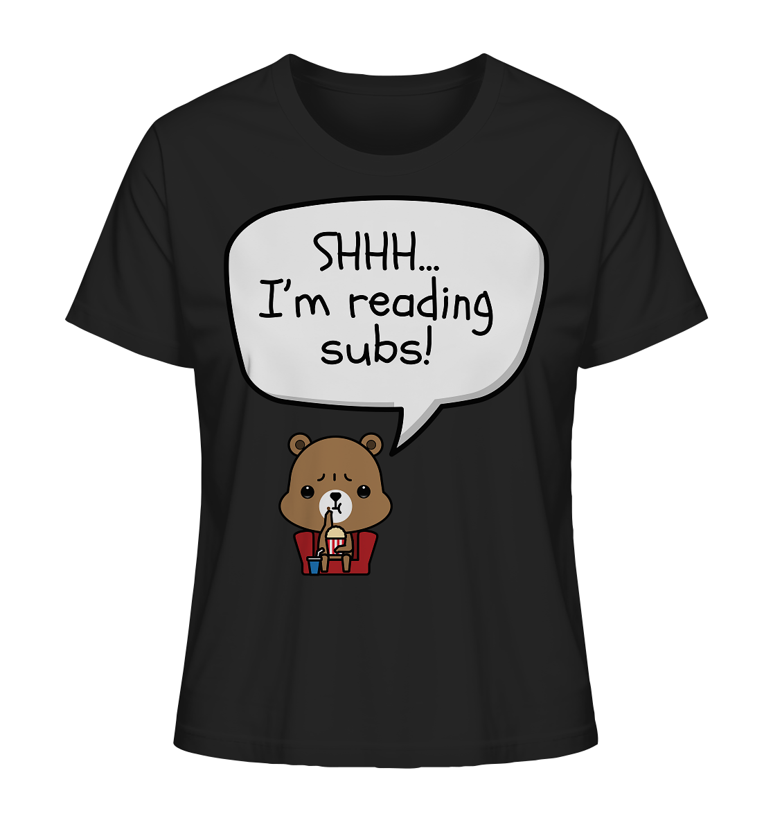 SHHH.. I'M READING SUBS! - Ladies Organic Shirt