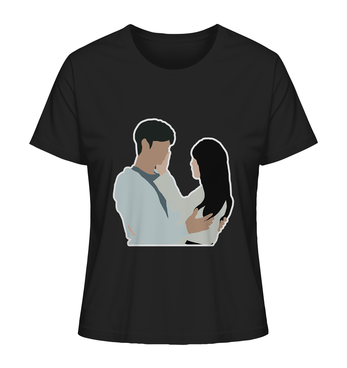 Queen of Tears - Kim Soo-hyun & Kim Ji-won - Baek Hyun-woo & Hong Hae-in - 1 - Ladies Organic Shirt