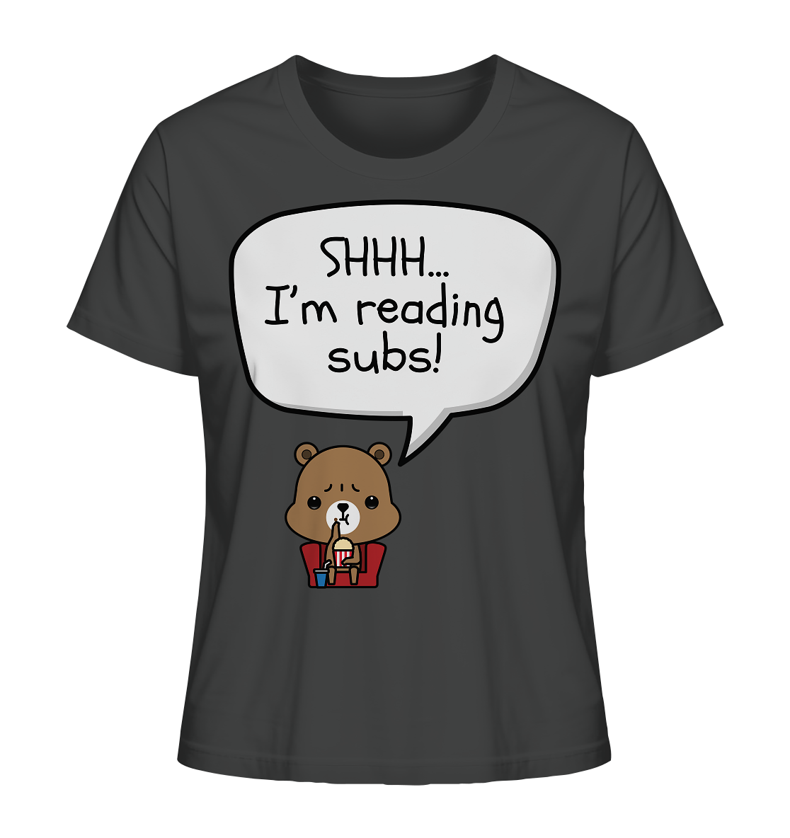 SHHH.. I'M READING SUBS! - Ladies Organic Shirt