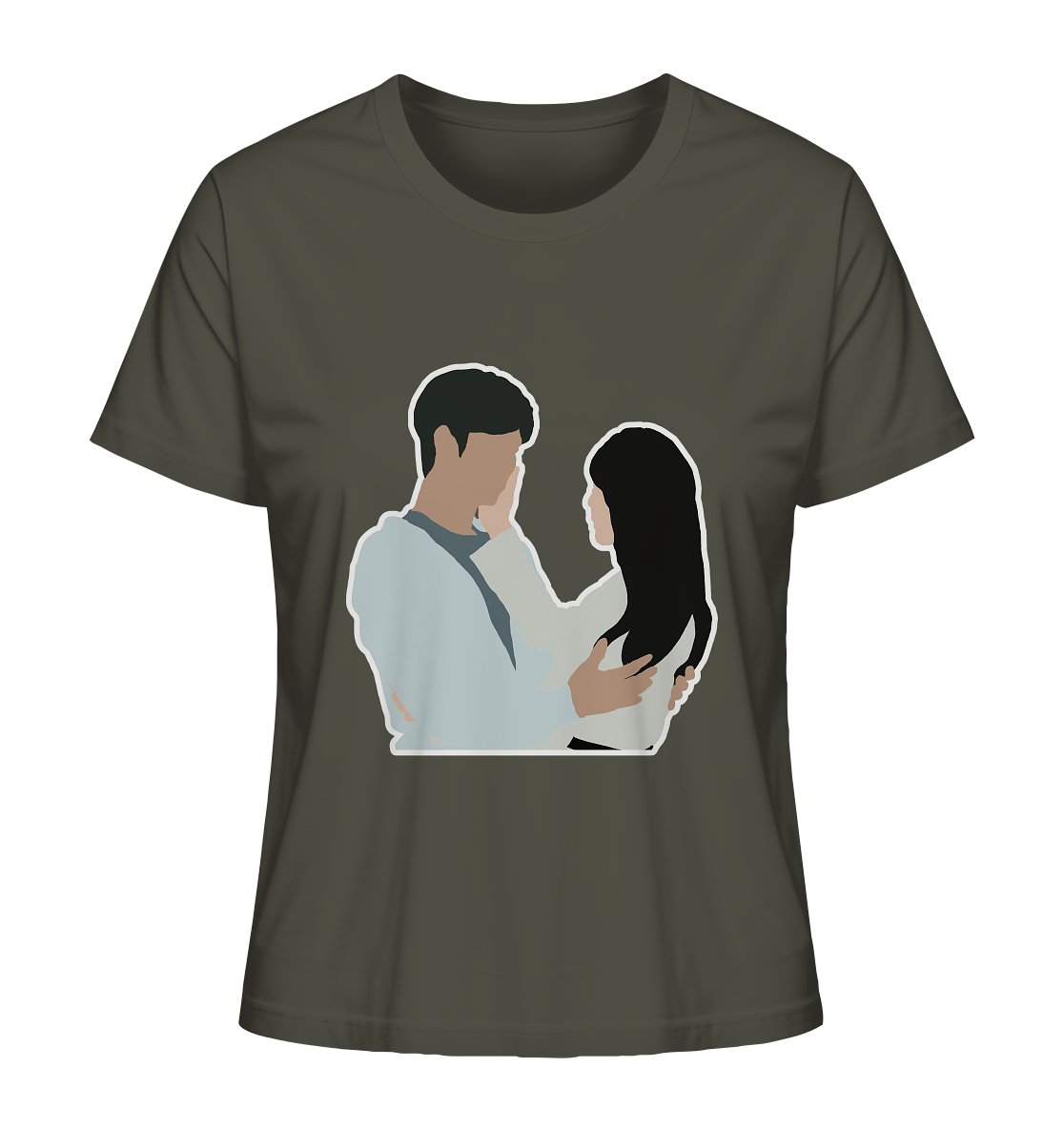 Queen of Tears - Kim Soo-hyun & Kim Ji-won - Baek Hyun-woo & Hong Hae-in - 1 - Ladies Organic Shirt