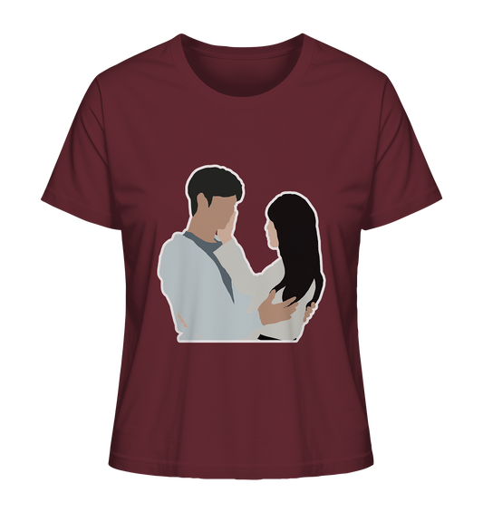 Queen of Tears - Kim Soo-hyun & Kim Ji-won - Baek Hyun-woo & Hong Hae-in - 1 - Ladies Organic Shirt