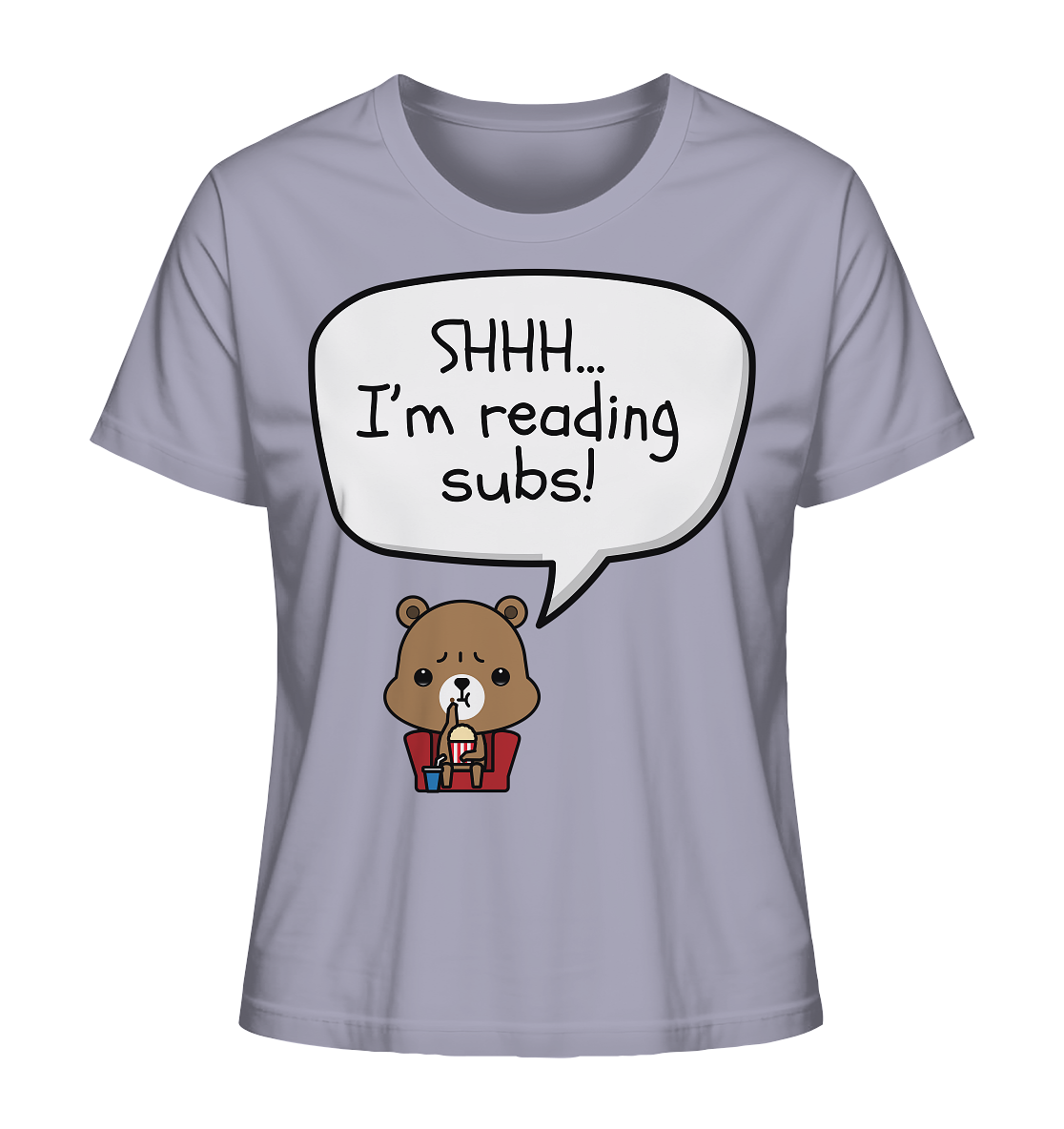 SHHH.. I'M READING SUBS! - Ladies Organic Shirt