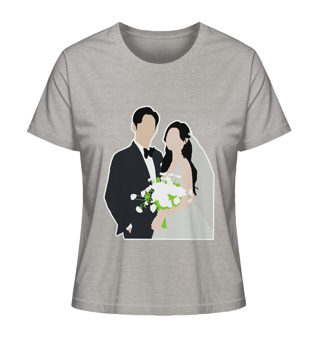 Queen of Tears - Kim Soo-hyun & Kim Ji-won - Baek Hyun-woo & Hong Hae-in - 2 - Ladies Organic Shirt