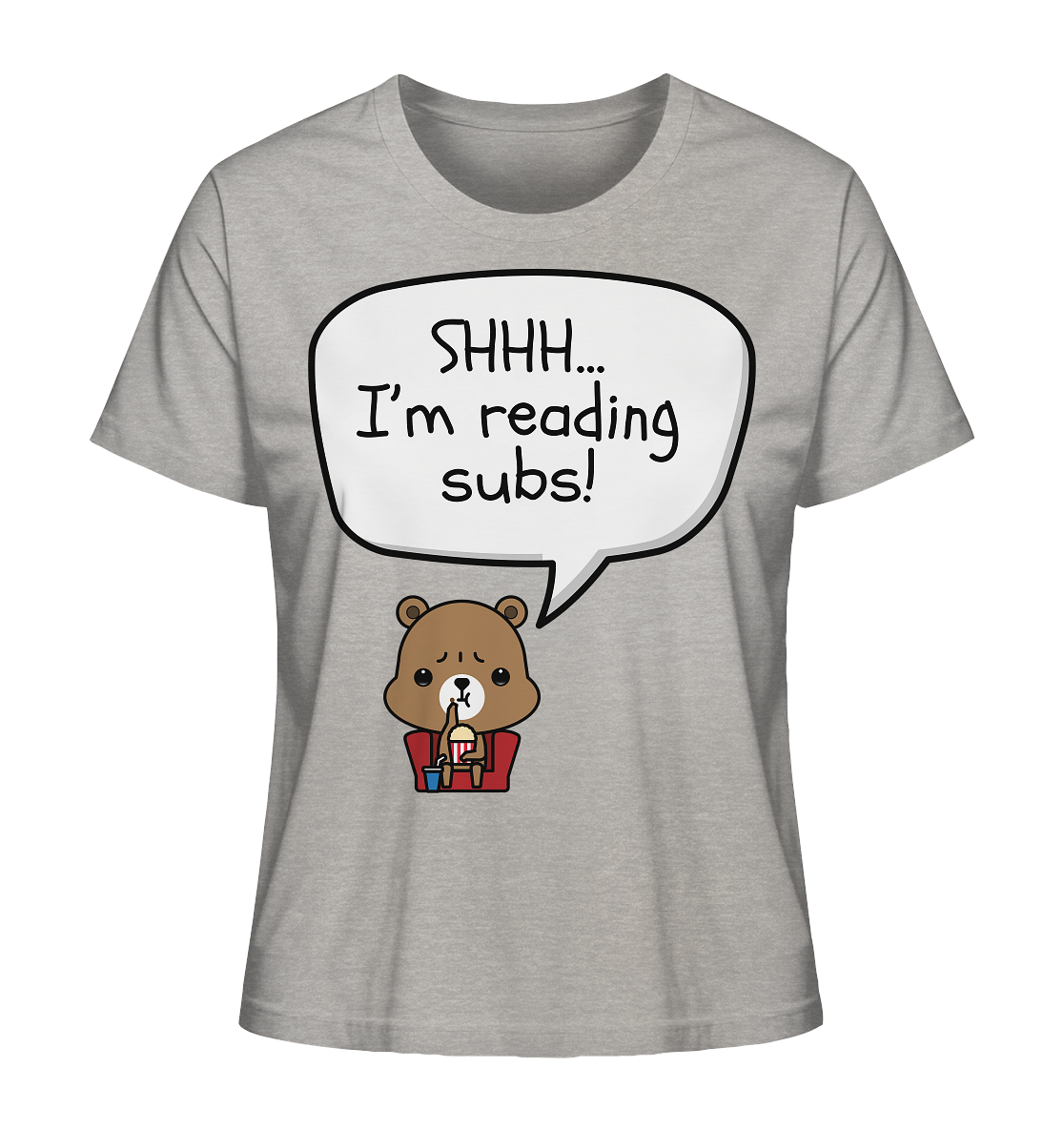 SHHH.. I'M READING SUBS! - Ladies Organic Shirt