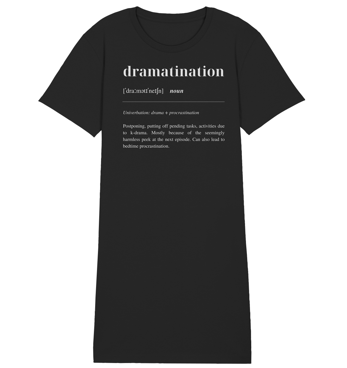 Dramatination - Ladies Organic Shirt Dress