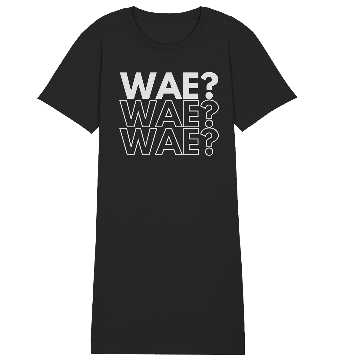 WAE? WAE? WAE? - Ladies Organic Shirt Dress