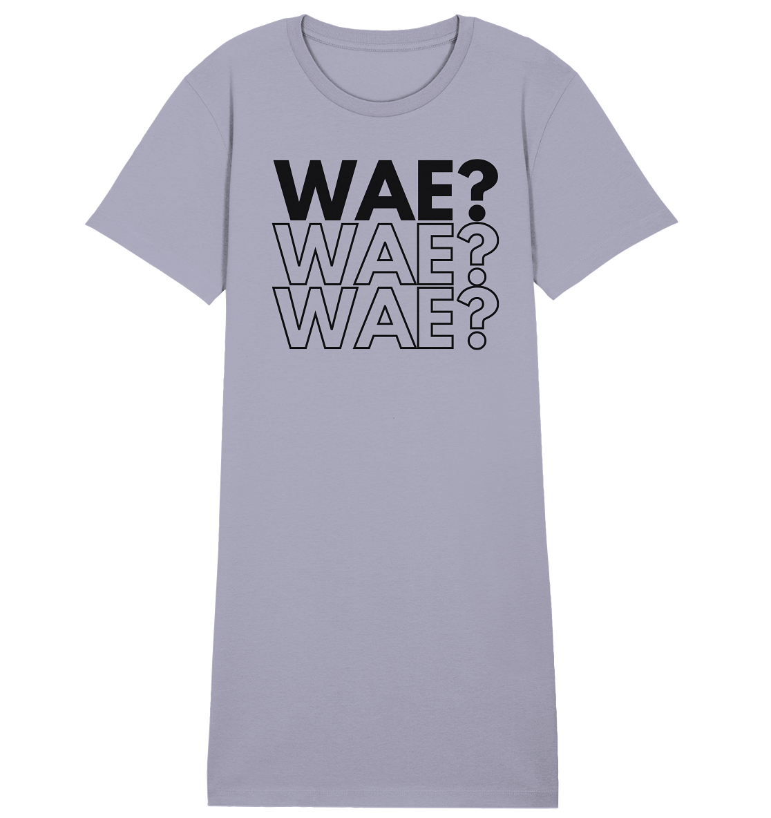 WAE? WAE? WAE? - Ladies Organic Shirt Dress