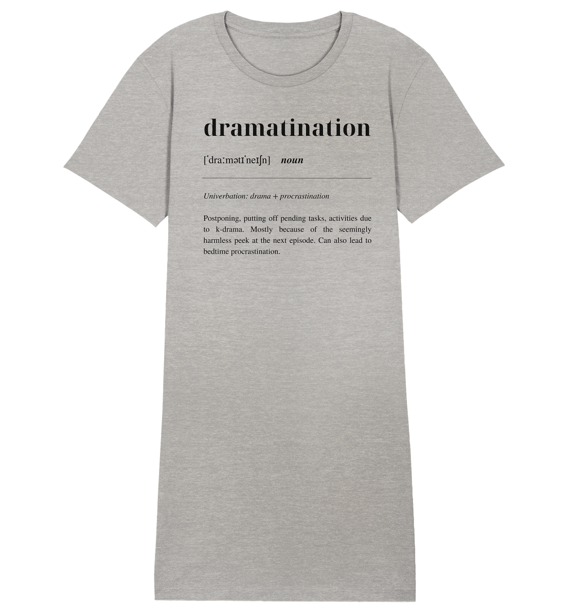 Dramatination - Ladies Organic Shirt Dress