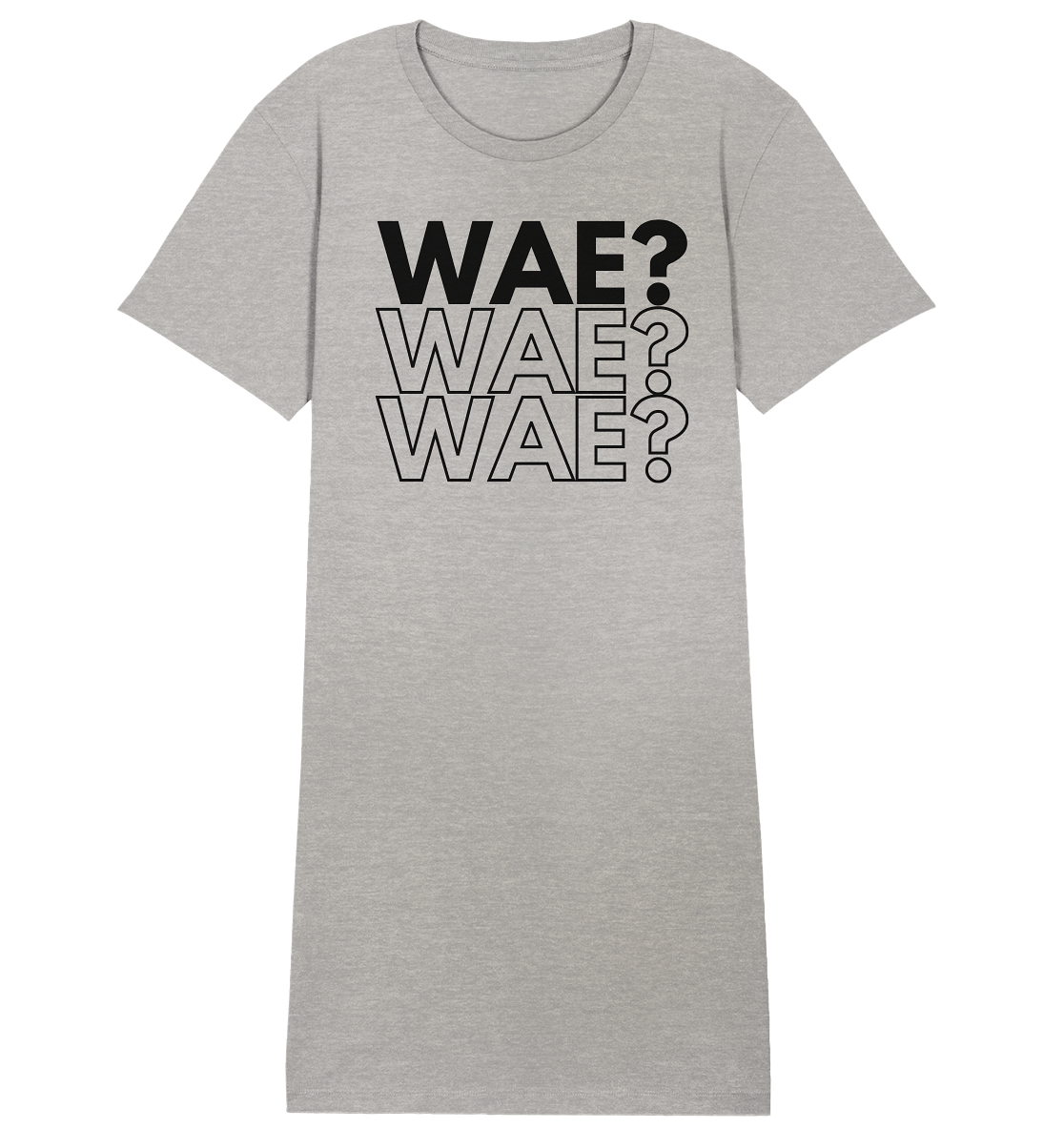 WAE? WAE? WAE? - Ladies Organic Shirt Dress