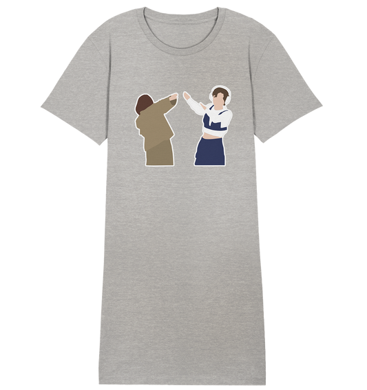 EXTRAORDINARY ATTORNEY WOO - "WOO TO THE YOUNG TO THE WOO" - Ladies Organic Shirt Dress